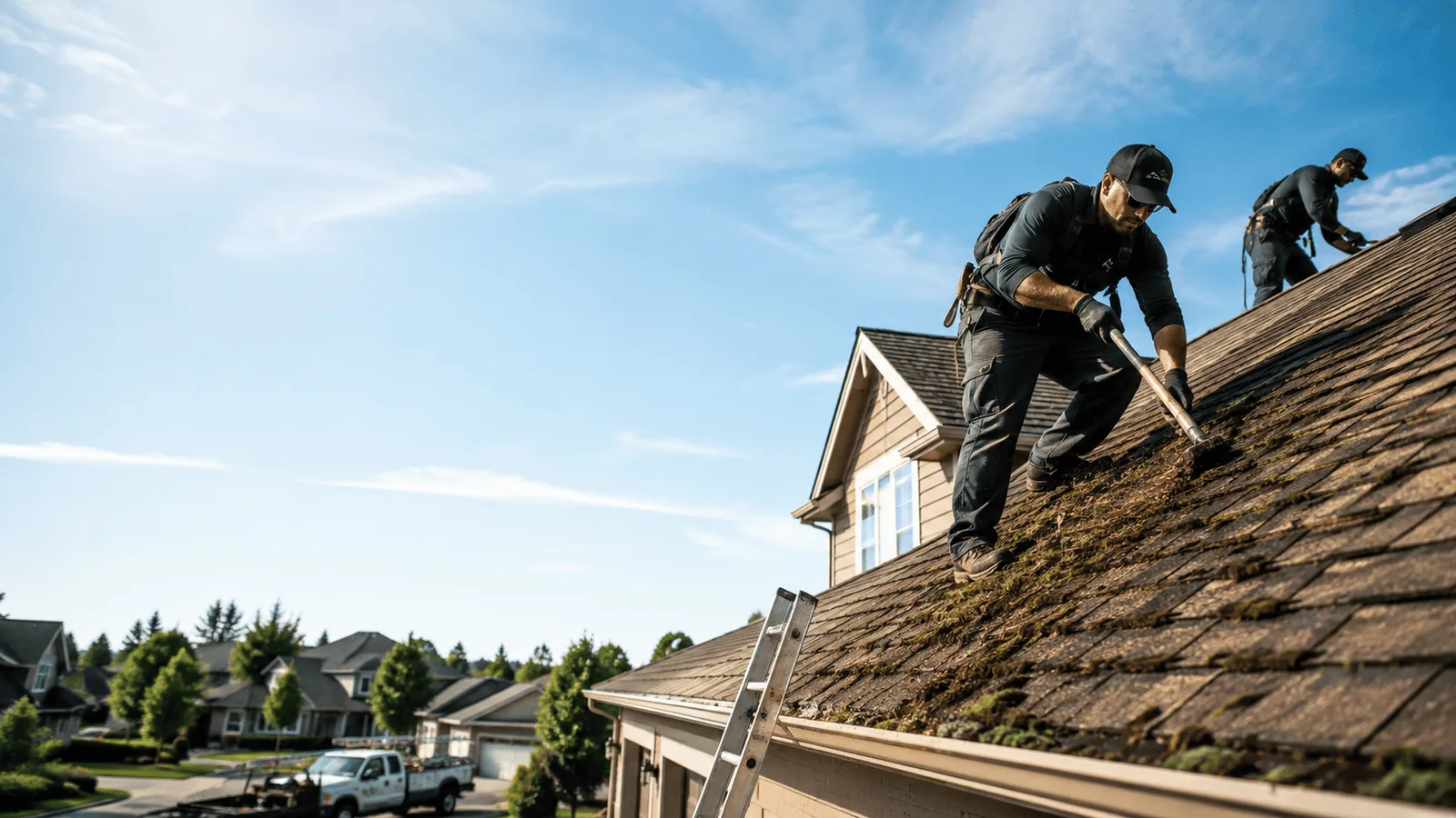 Roof Moss Removal in Loretto, MI near me